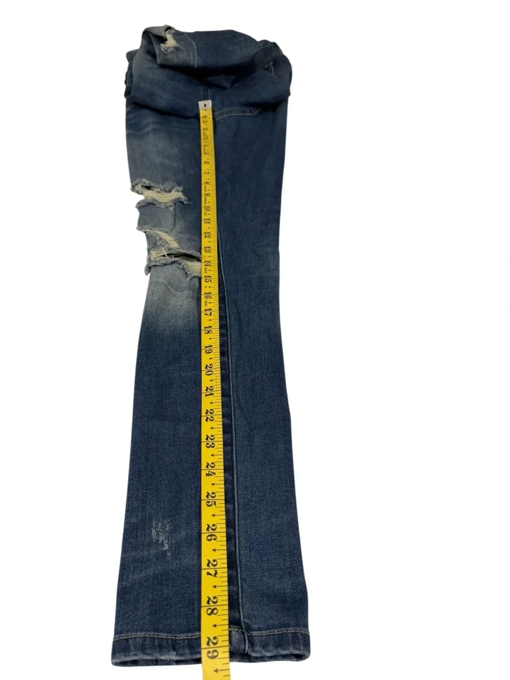 Blank NYC Blue Denim Jeans Hem
